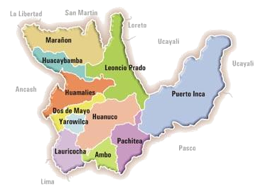 huanuco map